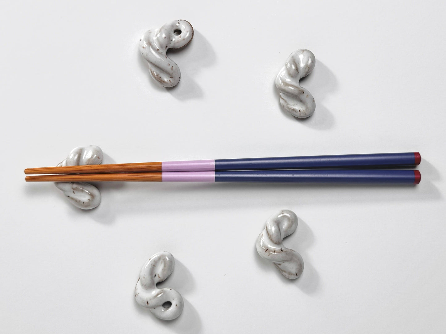 Hinetta Chopstick Rest (ひねった)Set of 5