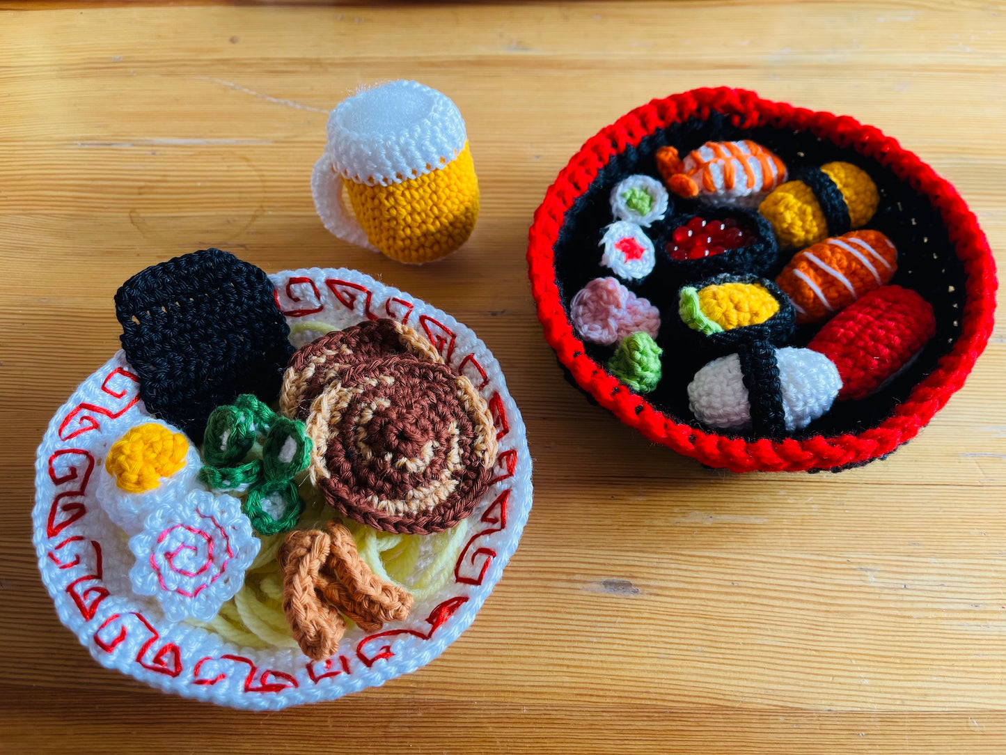 Crochet Sushi Whole Set