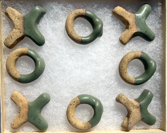 Tic-tac-toe Green (マルバツゲーム緑）Set of 8